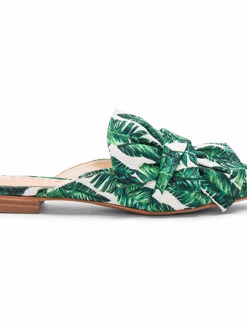 SCHUTZ D’Ana Palm Tree Leaves Mule Slides Sz 9